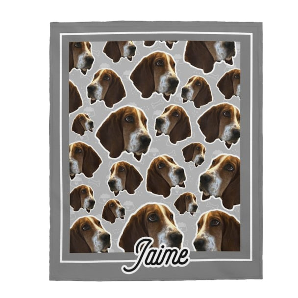 Custom Pet Blanket With Your Dog’s Photo – Ultra Soft & Personalized